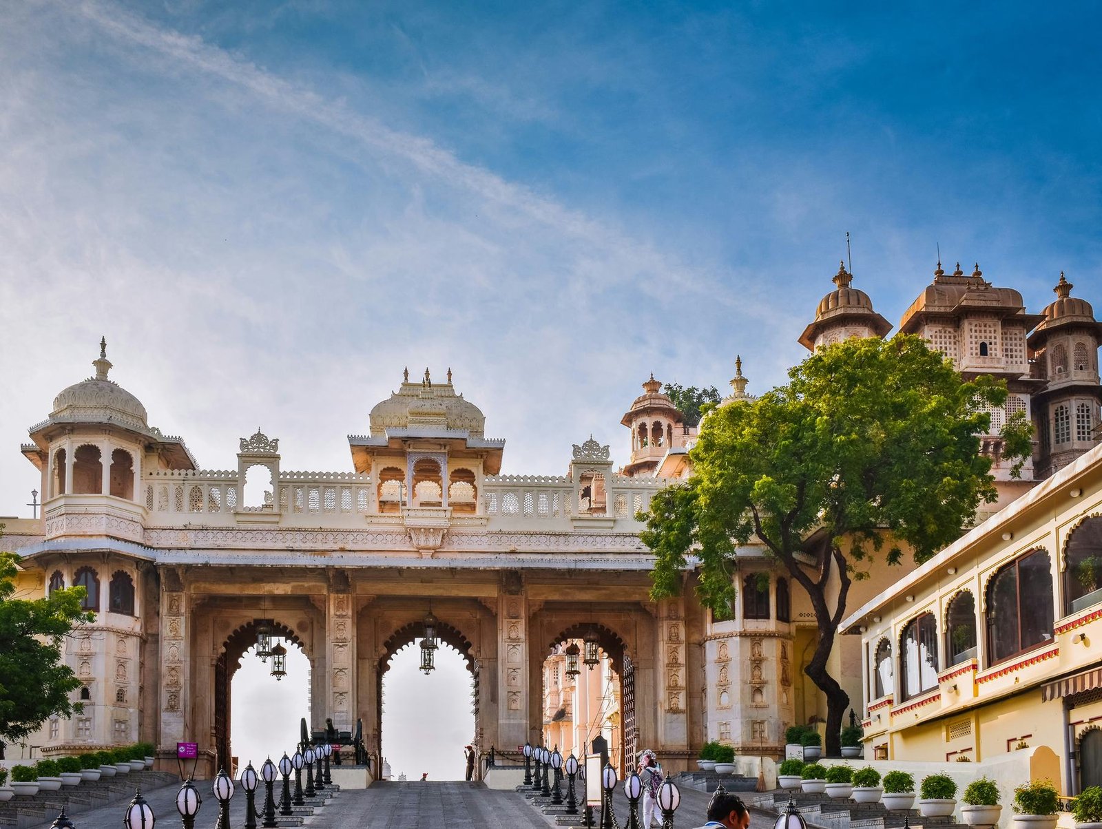 Ornate gateway at City Palace, Udaipur